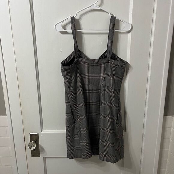 Plaid Grey Women's jumper - Picture 3 of 3